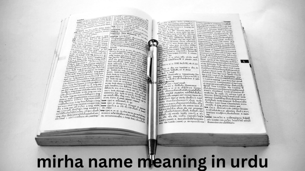 mirha name meaning in urdu